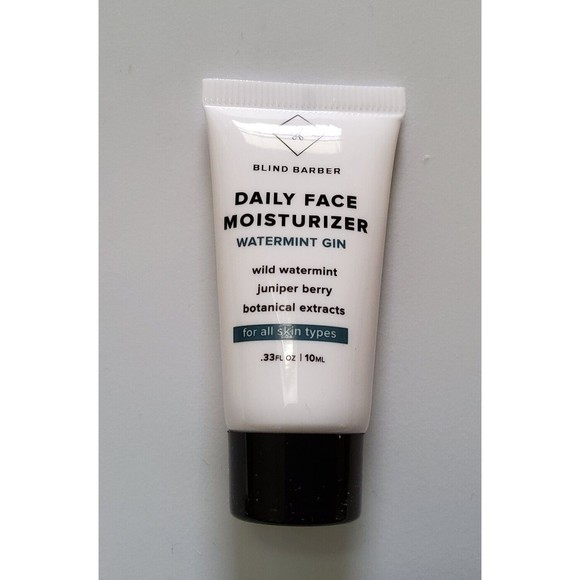 Lot Of 3- Blind Barber Daily Face Moisturizer Watermint Gin, .33floz, Sealed - Picture 2 of 4
